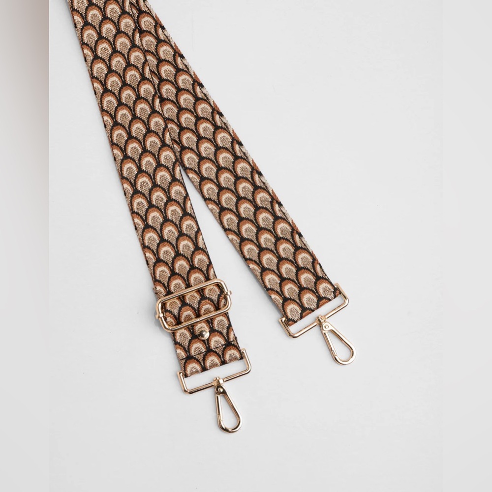 Pom Pom London Strap Maple Metallic Peacock